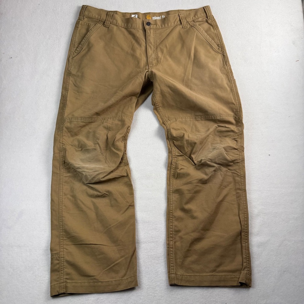 Carhartt Full Swing Cryder Relaxed Fit Cargo Work Pants Tan Mens 40x30